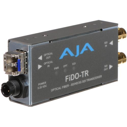 AJA FiDO Single-Channel 3G-SDI LC Fiber Transceiver