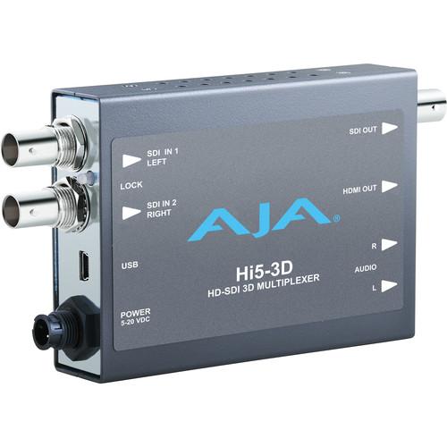 AJA Hi5-3D Dual HD-SDI to HDMI 3D Multiplexer Mini-Converter