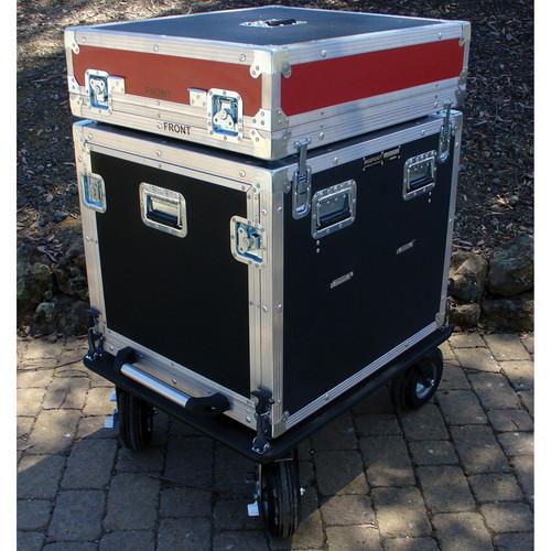 BigFoot BH10RU 24D 10RU 22" Rack Wide Roadie Cube Cart