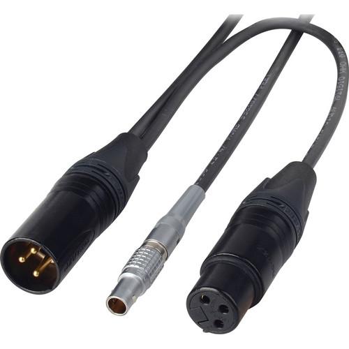 Laird Digital Cinema 5-Pin Lemo to XLR Male & XLR Female Time Code Jamming Cable