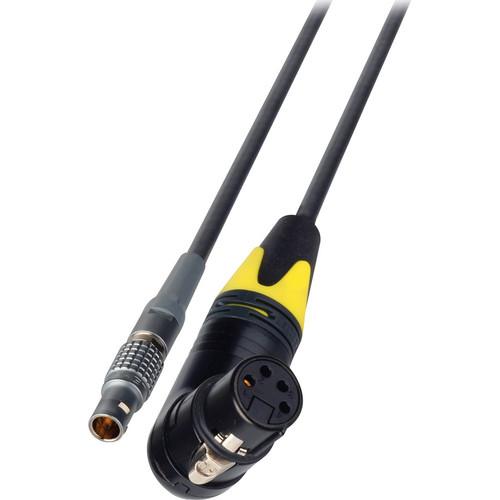Laird Digital Cinema AJ-PWR3-05 Right Angle 4-Pin Female to LEMO 4-Pin Male DC Power Cable