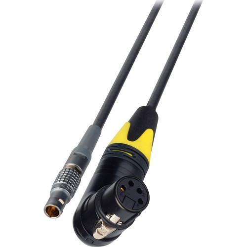 Laird Digital Cinema AJ-PWR3-06 Right Angle 4-Pin Female to LEMO 4-Pin Male DC Power Cable