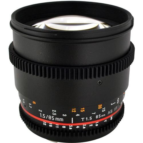 Rokinon 85mm T1.5 Cine Lens for Nikon F