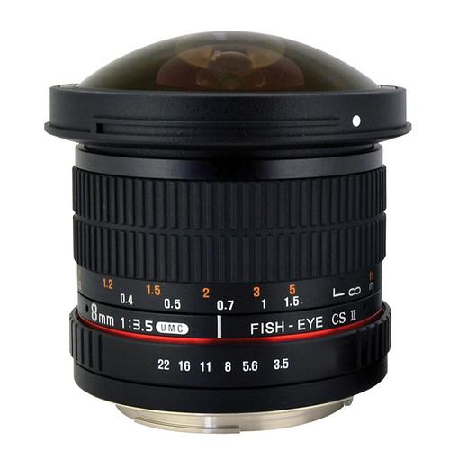 Rokinon 8mm f 3.5 HD Fisheye Lens with Removable Hood for Pentax K
