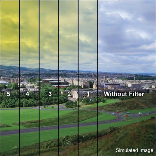 Tiffen 5.65 x 5.65" 2 Yellow Hard-Edge Graduated Filter