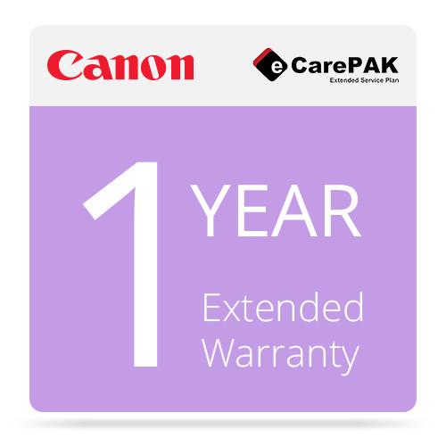 Canon 1-Year Extended Warranty For Canon