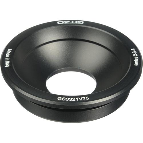 Gitzo SYSTEMATIC 75mm Bowl Head Adapter for Series 2, 3, and 4 Tripods