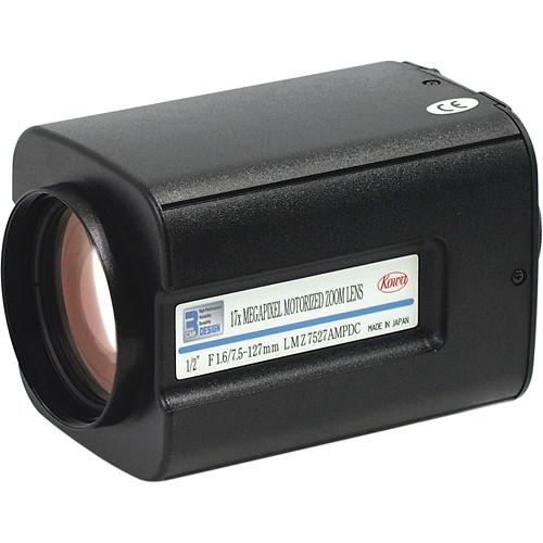 Kowa LMZ7527AM 1 2" C-Mount Motorized Zoom Lens