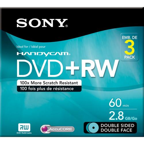 Sony 2.8GB Double-Sided 8cm DVD RW Discs with Hangtab
