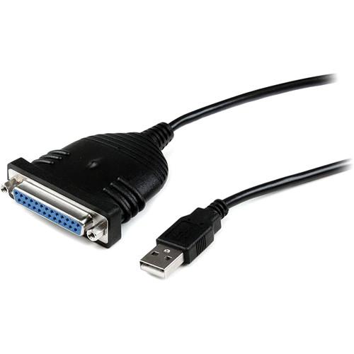 StarTech USB to DB25 Male to Female Parallel Printer Adapter Cable