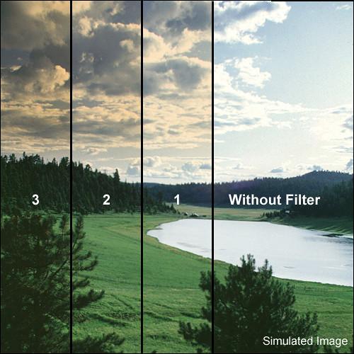 Tiffen 5.65 x 5.65" 1 Tobacco Hard-Edge Graduated Filter