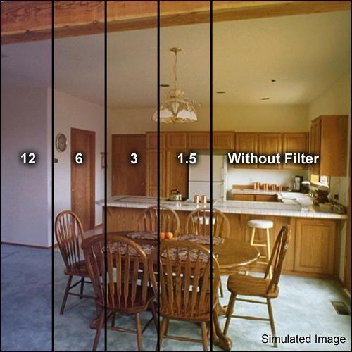 Tiffen 5.65 x 5.65" Decamired Blue Color Conversion Glass Filters