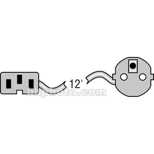Lowel Euro Cable for Pro-light with IEC Connector - 12