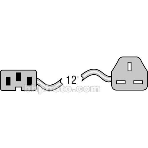 Lowel U.K. Cable for Pro-light with IEC Connector - 12