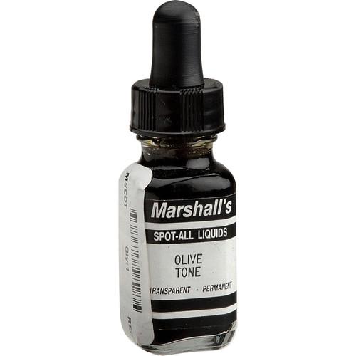 Marshall Retouching Spot-All Retouch Dye for Black & White Prints - Olive Tone, 1 2 Oz.