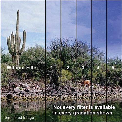 Tiffen 5 x 6" Blue 5 Soft Edge Graduated Filter