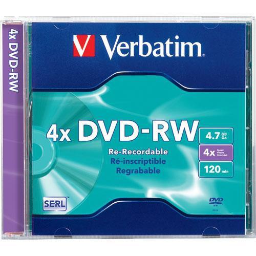 Verbatim DVD-RW 4.7GB, 4x Recordable Disc