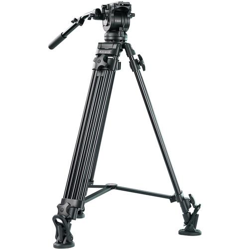 E-Image EK60AAM Fluid Drag Video Head and Tripod