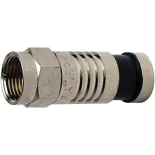 Platinum Tools F RG6 Nickel-Plated SealSmart Coaxial Compression Connector