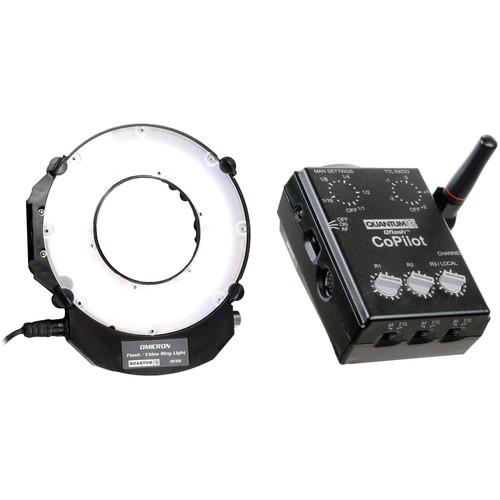 Quantum Instruments Omicron OM3 TTL Flash and Video Light with CoPilot Wireless TTL Flash Controller for Canon Kit