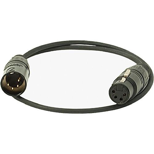 Ambient Recording AK-XLR4 4-Pin XLR Male to 4-Pin XLR Female Power Supply Cable