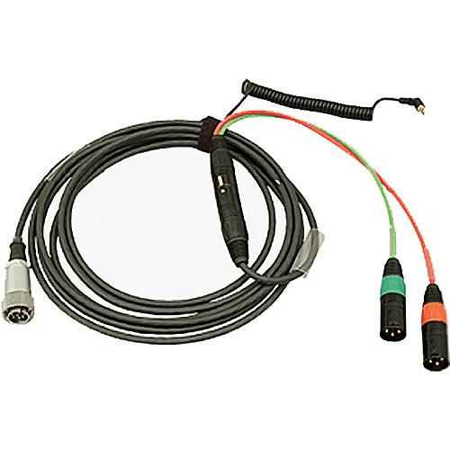 Ambient Recording HBN10Y7-35W Hirose 10-Pin Male to 7-Pin XLR Male Breakaway Cable with Y Cable