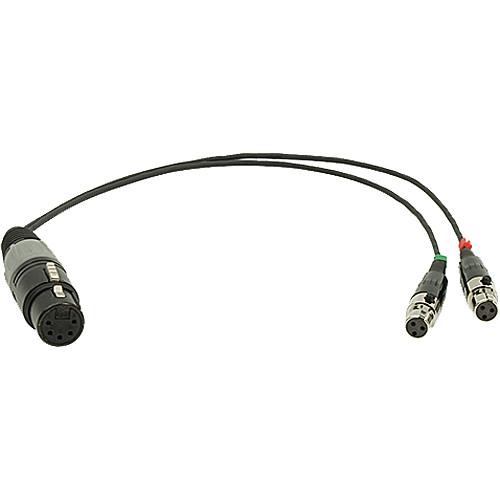 Ambient Recording XLR-5F to 2 x TA-3F Stereo Adapter Cable