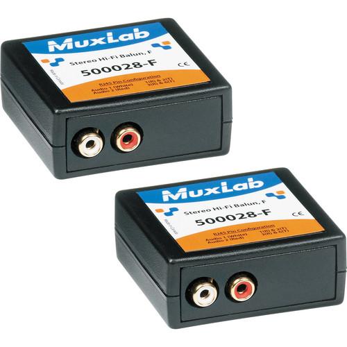 MuxLab 500028-F-2PK Stereo Hi-Fi Balun