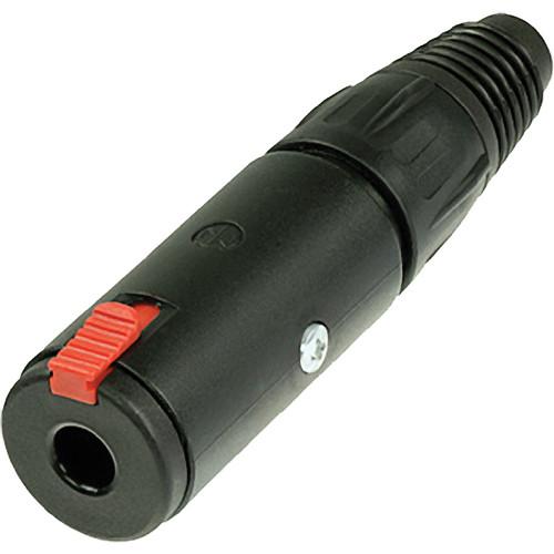 Neutrik NJ3FC6-BAG Locking 1 4" 3-Pole Female Phone-Cable Jack