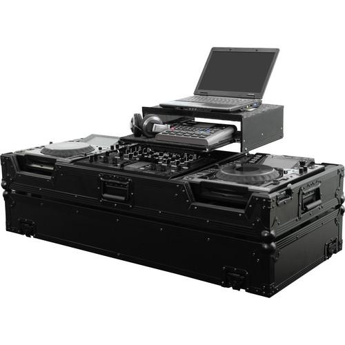Odyssey Innovative Designs Black Label Flight Zone Glide-Style DJ Coffin Case For Pioneer DJM-2000 DJ Mixer