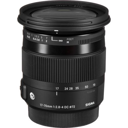Sigma 17-70mm f 2.8-4 DC Macro OS HSM Lens for Canon