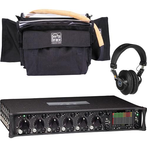 Sound Devices 664 Six-Channel Portable Production Mixer and Porta Brace Case Kit
