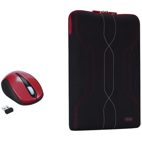 Targus BUS0300 16" Pulse Sleeve with Wireless Optical Laptop Mouse