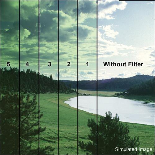 Tiffen 5.65 x 5.65" 4 Green Soft-Edge Graduated Filter