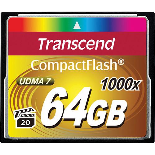 Transcend 64GB CompactFlash Memory Card Ultimate
