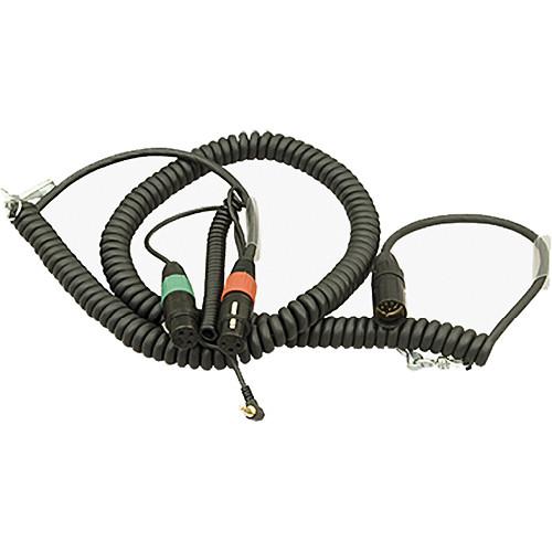 Ambient Recording Dual 3-Pin XLR-F TRS Mini Plug to 7-Pin XLR-M Breakaway Cable