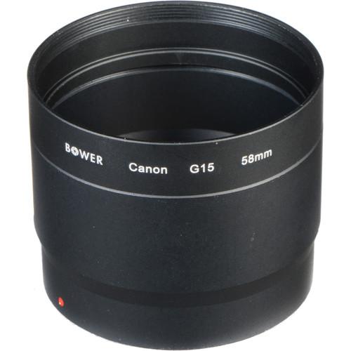 Bower Adapter Tube for Canon G15 & G16 Digital Cameras - 58mm