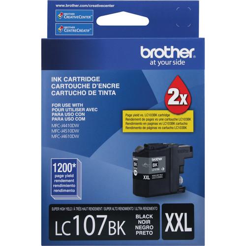 Brother LC107BK Innobella XXL Series Super High Yield Black Ink Cartridge