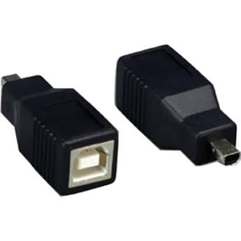 Comprehensive USB Type-B Female to USB Mini-B 4-Pin Male Adapter