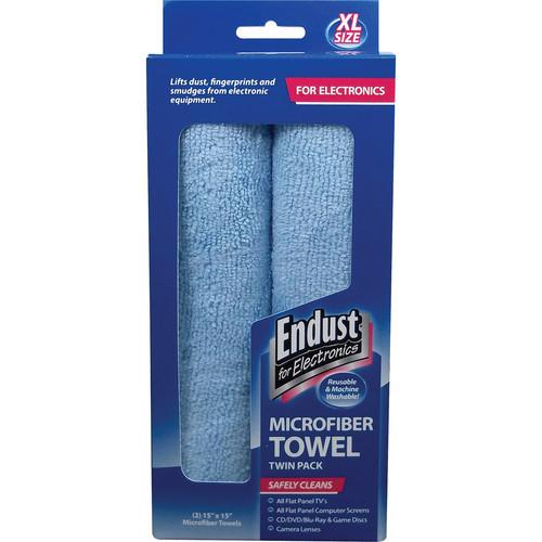 Endust Microfiber Towel Twin Pack