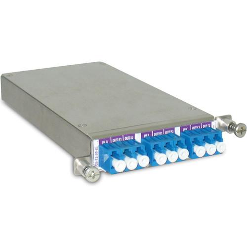 Grass Valley Triple 1x2 Optical splitters with LC Connectors