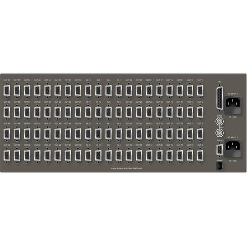Matrix Switch MSC-5-1664 16 x 64 VGA RGBHV Video Routing Switcher