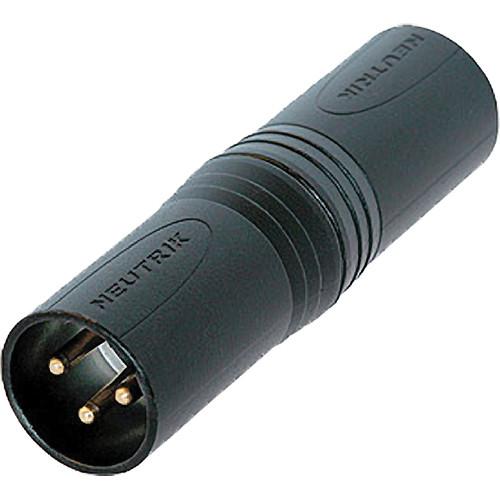 Neutrik NA3MM-B 3-Pole XLR Male to Male Gender Conversion Adapter