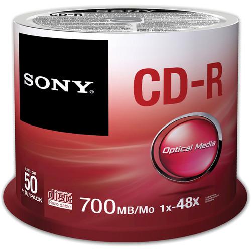 Sony CD-R 700 MB Recordable Discs