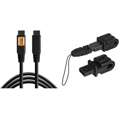 Tether Tools TetherPro FireWire 800 9-pin to 9-pin Cable & Jerkstopper Tethering Kit