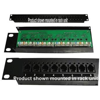 alzatex KTPP4A0 Patch Panel Block with 8 RJ11 Ports
