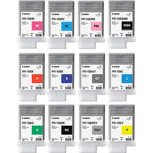 Canon PFI-106 12-Color Ink Kit