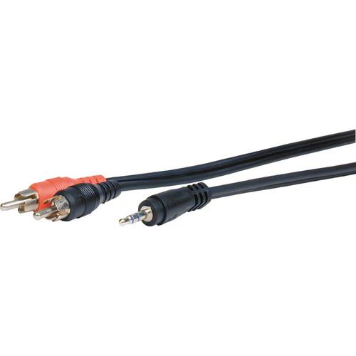 Comprehensive Standard Series 3.5mm Stereo Mini Plug To 2 RCA Plugs Audio Cable