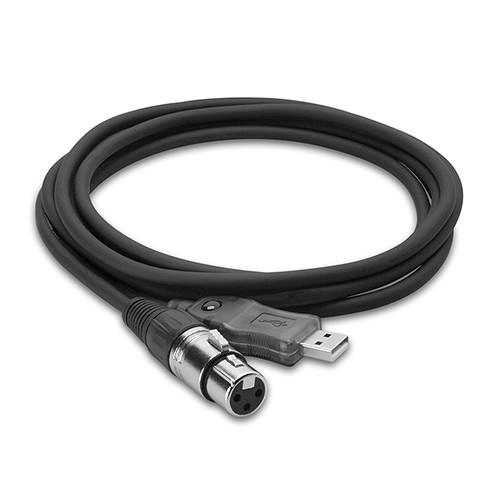 Hosa Technology Tracklink Microphone XLR Female to USB Interface Cable
