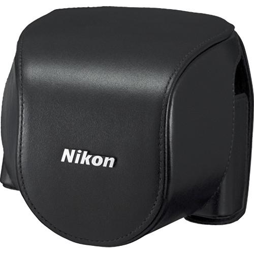Nikon CB-N4000A Leather Body Case Set For Nikon 1 V2 Camera and 1 NIKKOR 10-30mm Lens